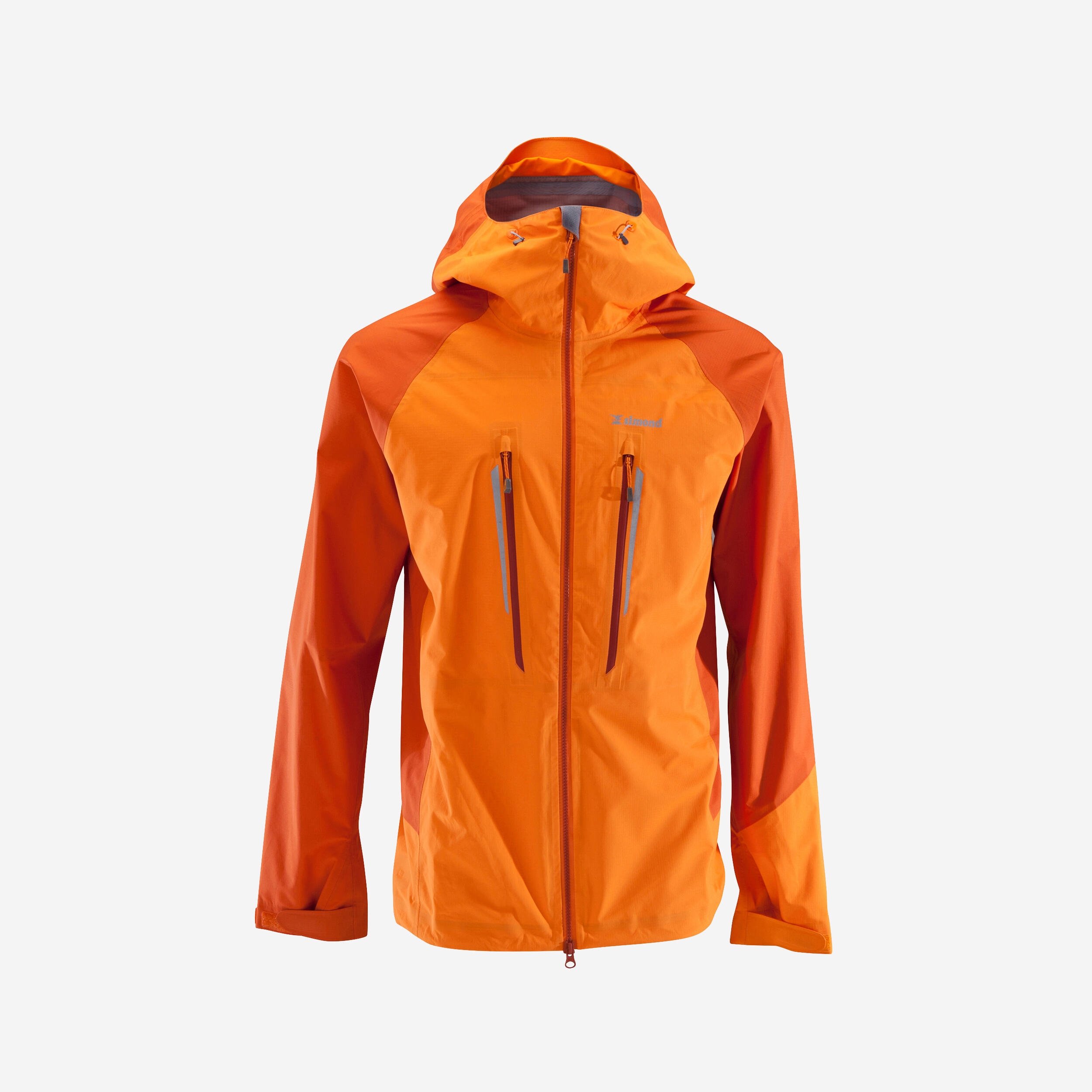 Men's Mountaineering Waterproof Jacket - Alpinism Light Orange 1/11