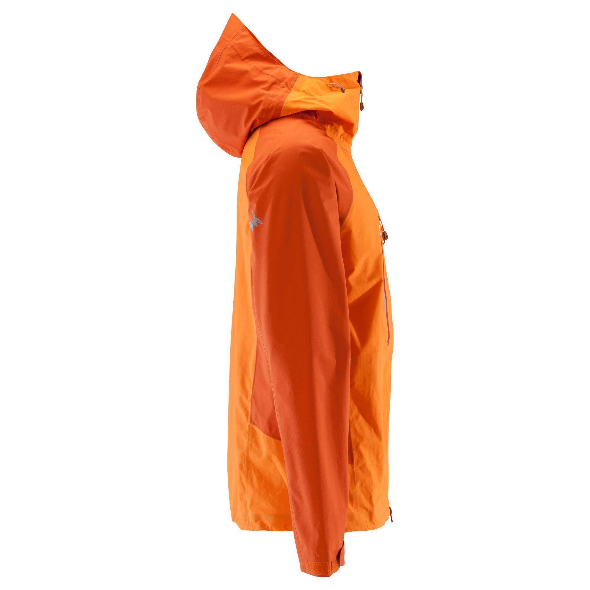 Men's Mountaineering Waterproof Jacket - Alpinism Light Orange 3/11