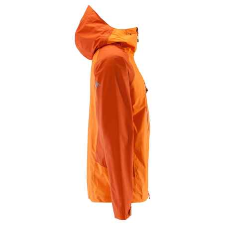 Men's Mountaineering Waterproof Jacket - Alpinism Light Orange