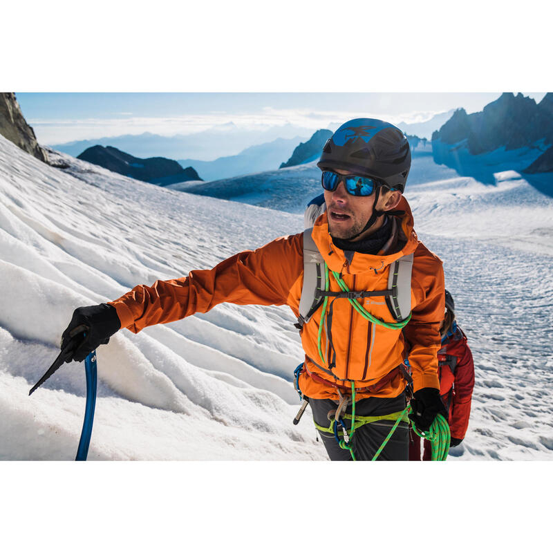 Men's Mountaineering Waterproof Jacket - Alpinism Light Orange