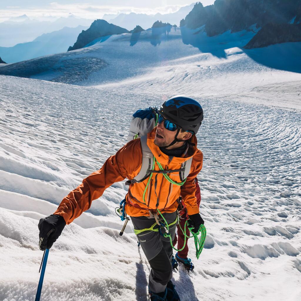 Men’s Mountaineering Waterproof Jacket - Alpinism Light Orange