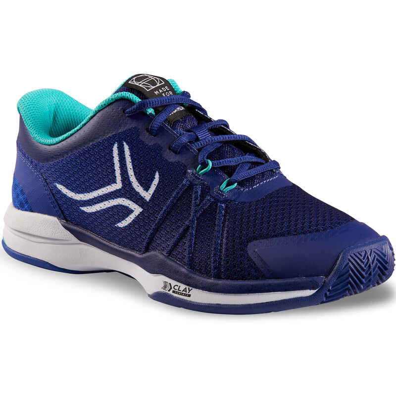 Women's Clay Court Tennis Shoes TS590 - Blue
