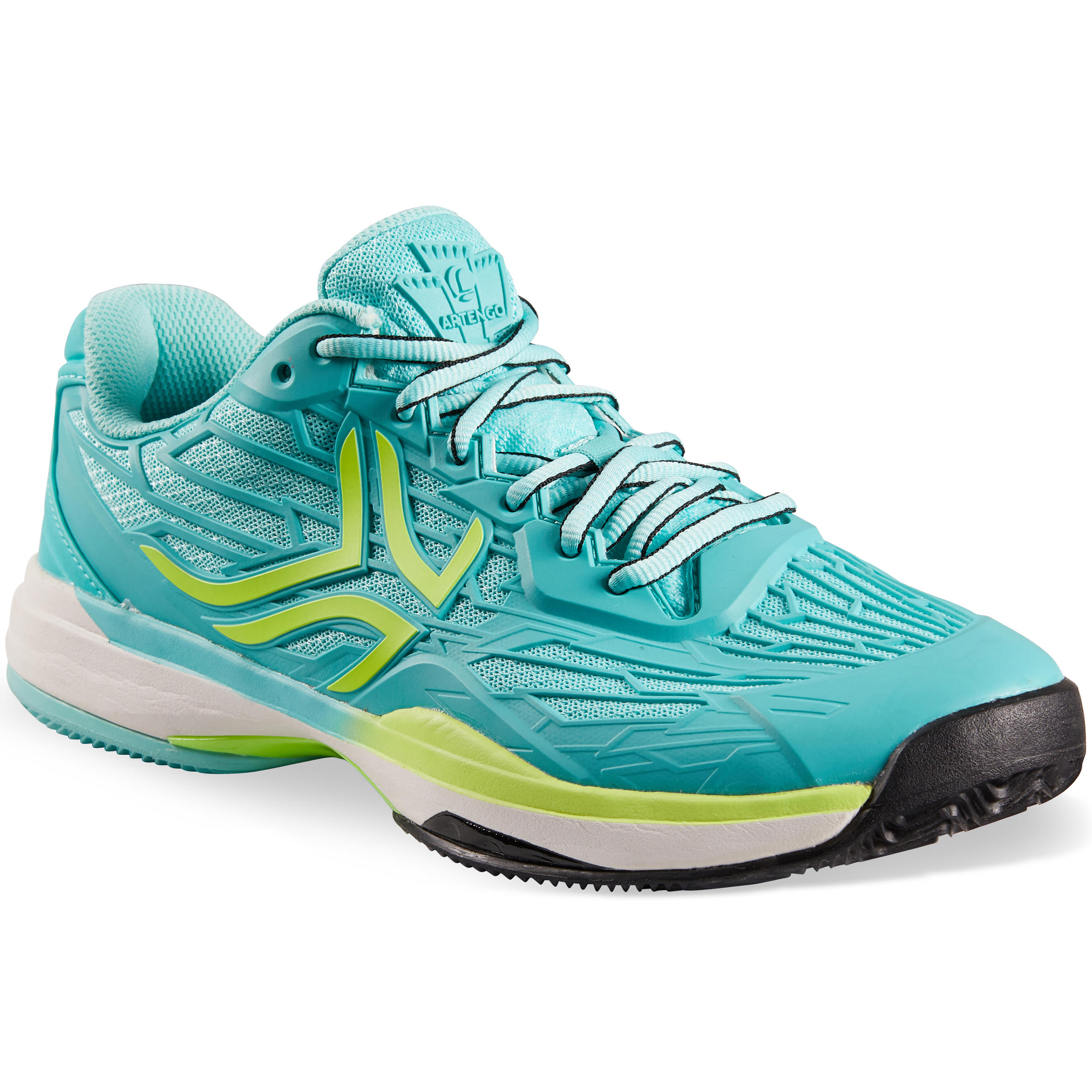 Artengo Tennisschoenen Voor Dames Gravel Ts 990 Turquoise artengo kopen in de aanbieding