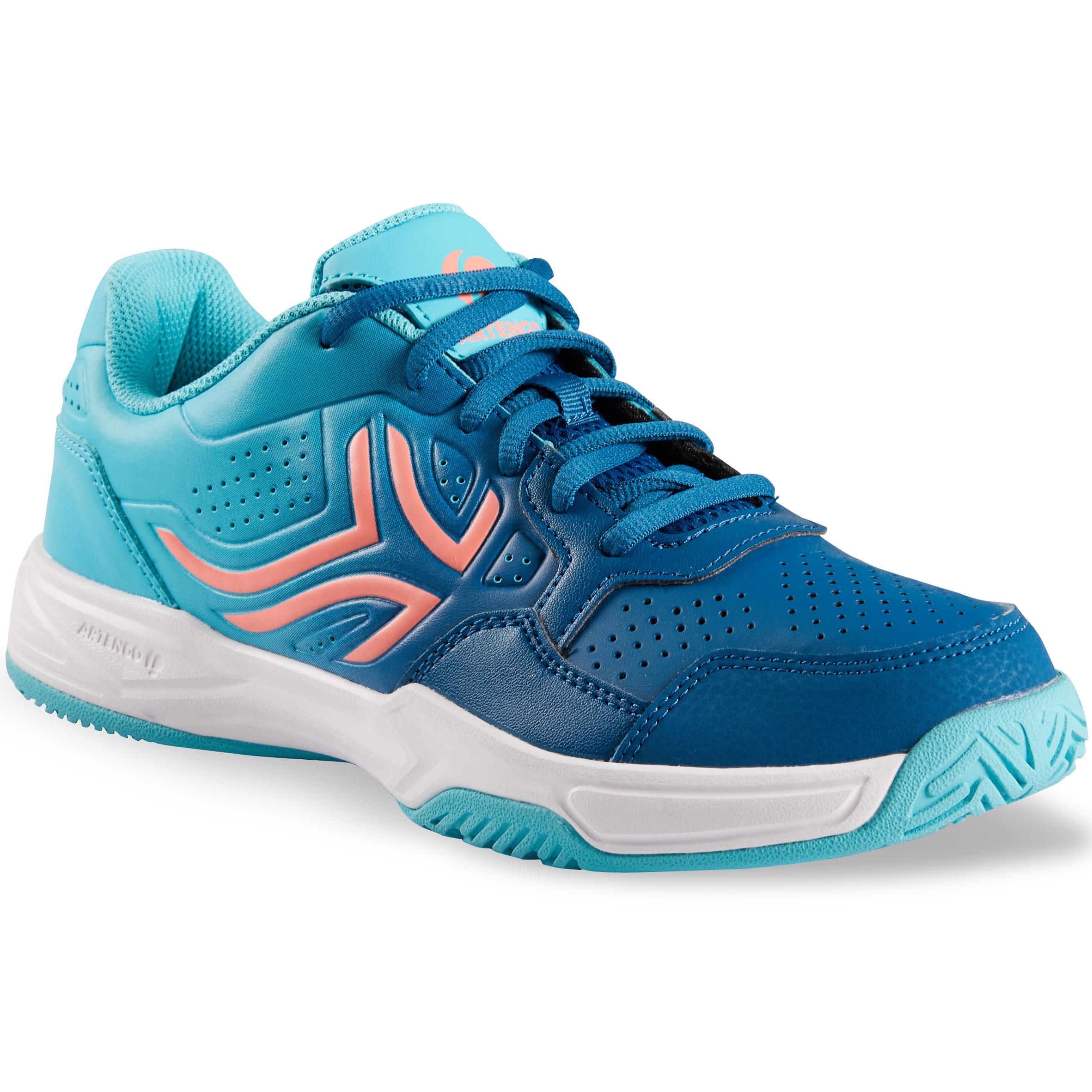 turquoise tennis shoes