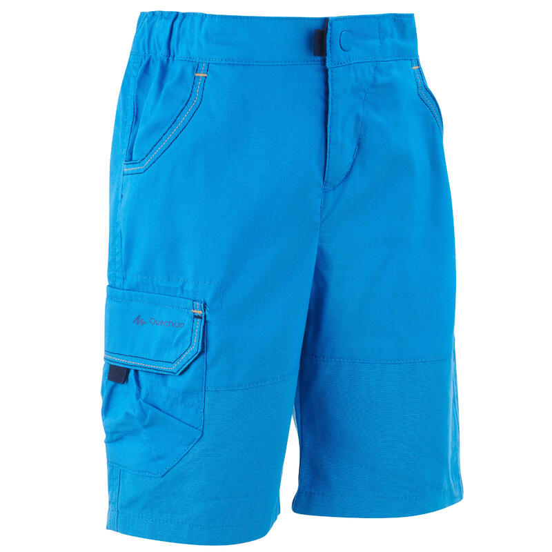 Children’s hiking shorts MH500 KID - Blue