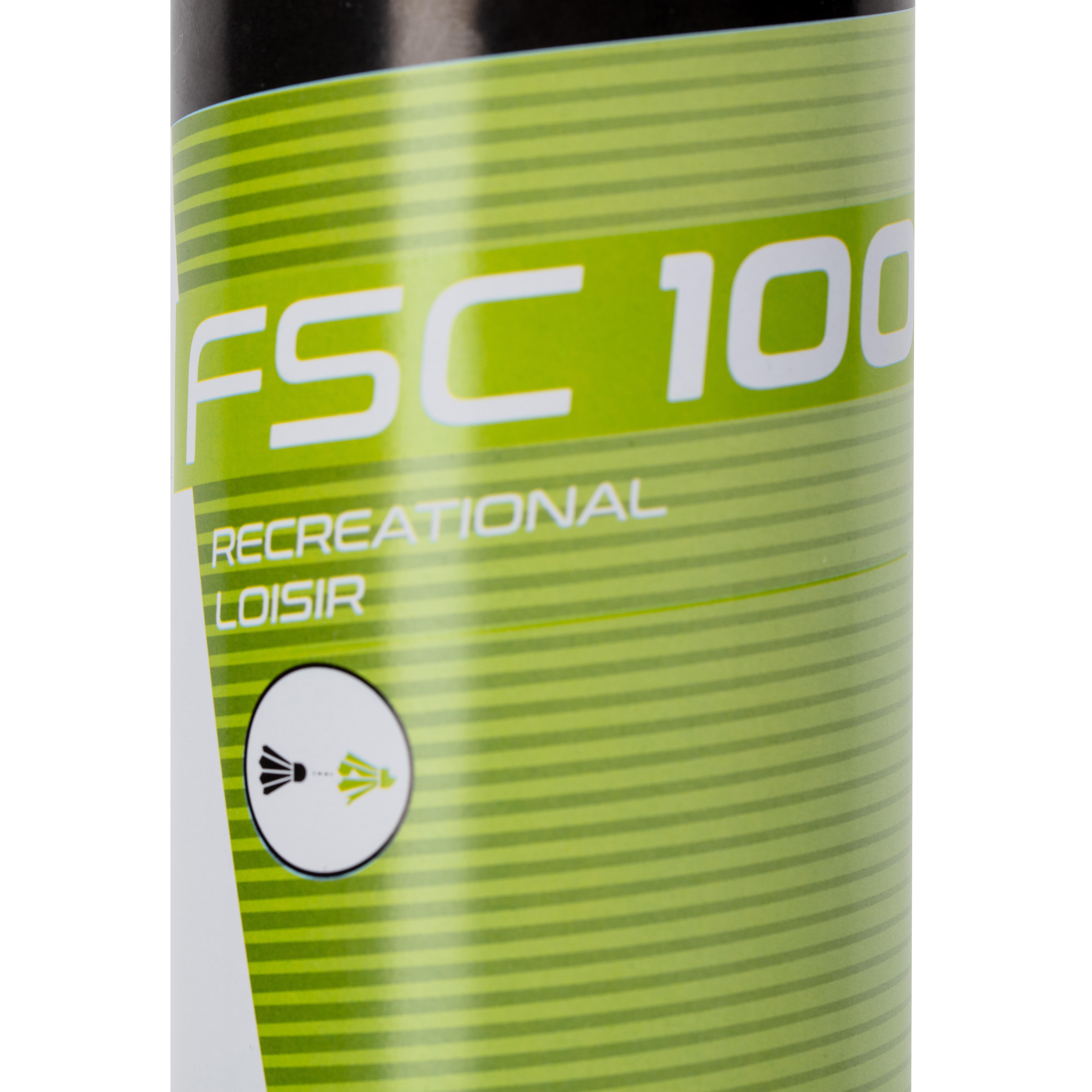 Lot de 12 volants de badminton plumes FSC 100 - PERFLY