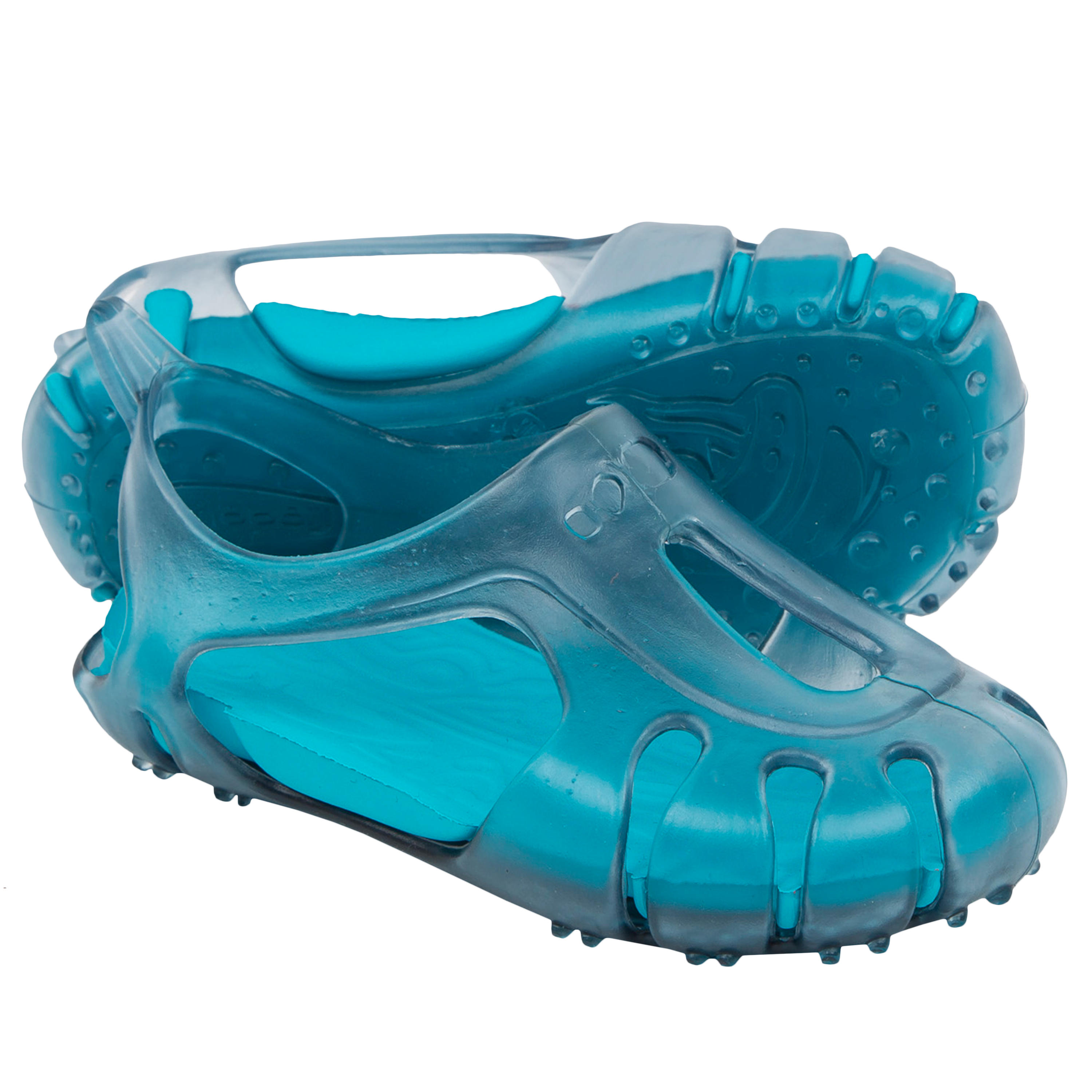 Baby Pool Shoes Grey Blue