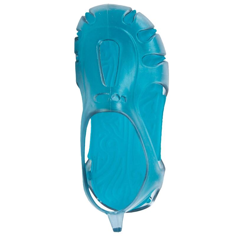 Chaussure Chausson Piscine Bébé gris/bleu