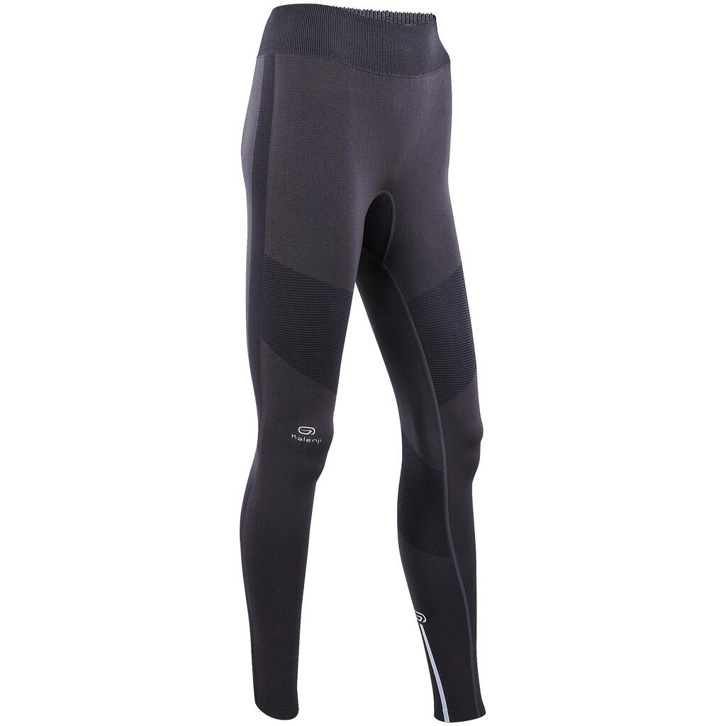 KIPRUN CARE WOMEN'S RUNNING TIGHTS - DARK GREY