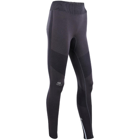 Hardloopbroek Kiprun Care voor dames donkergrijs