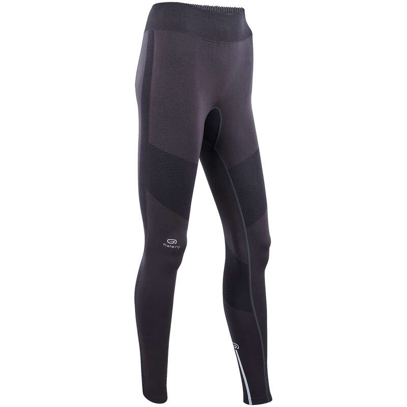 WOMAN WARM/MILD WEATHER RUNNING CLOTHES - KIPRUN CARE WOMEN'S TIGHTS KIPRUN