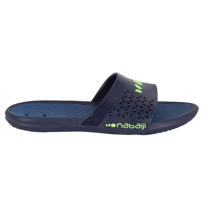 Men's Pool Sandals SLAP 500 PLUS Blue Decathlon