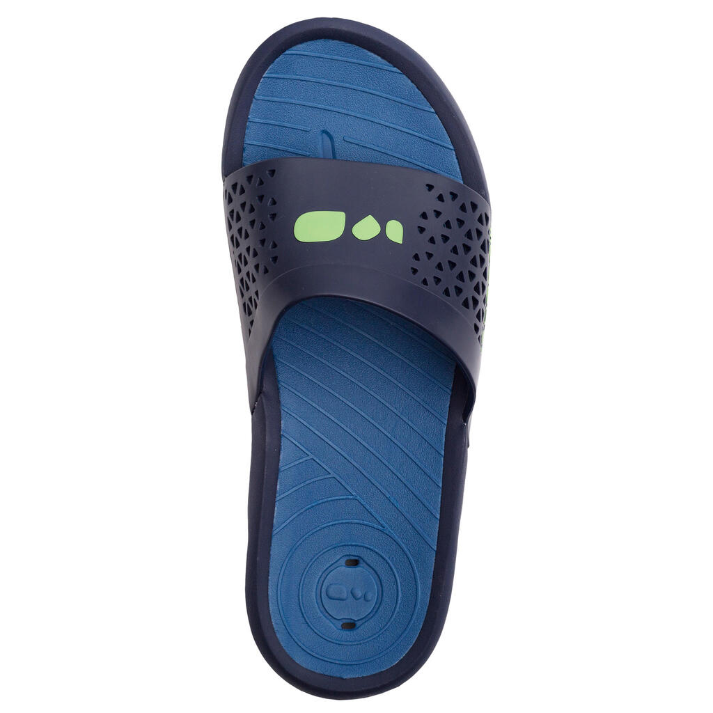 Men's Pool Sandals SLAP 500 PLUS Blue