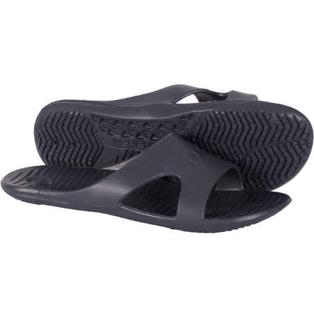 Chanclas piscina Hombre pala gris