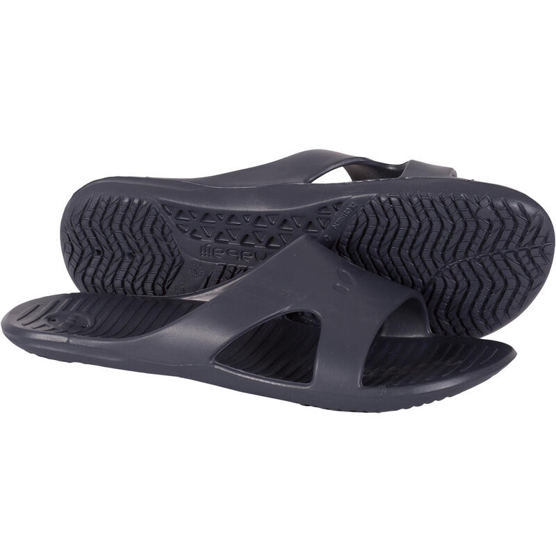 SANDALES NATATION HOMME SLAP 100 BASE GRIS SANDALES NATATION HOMME SLAP 100 BASE GRIS