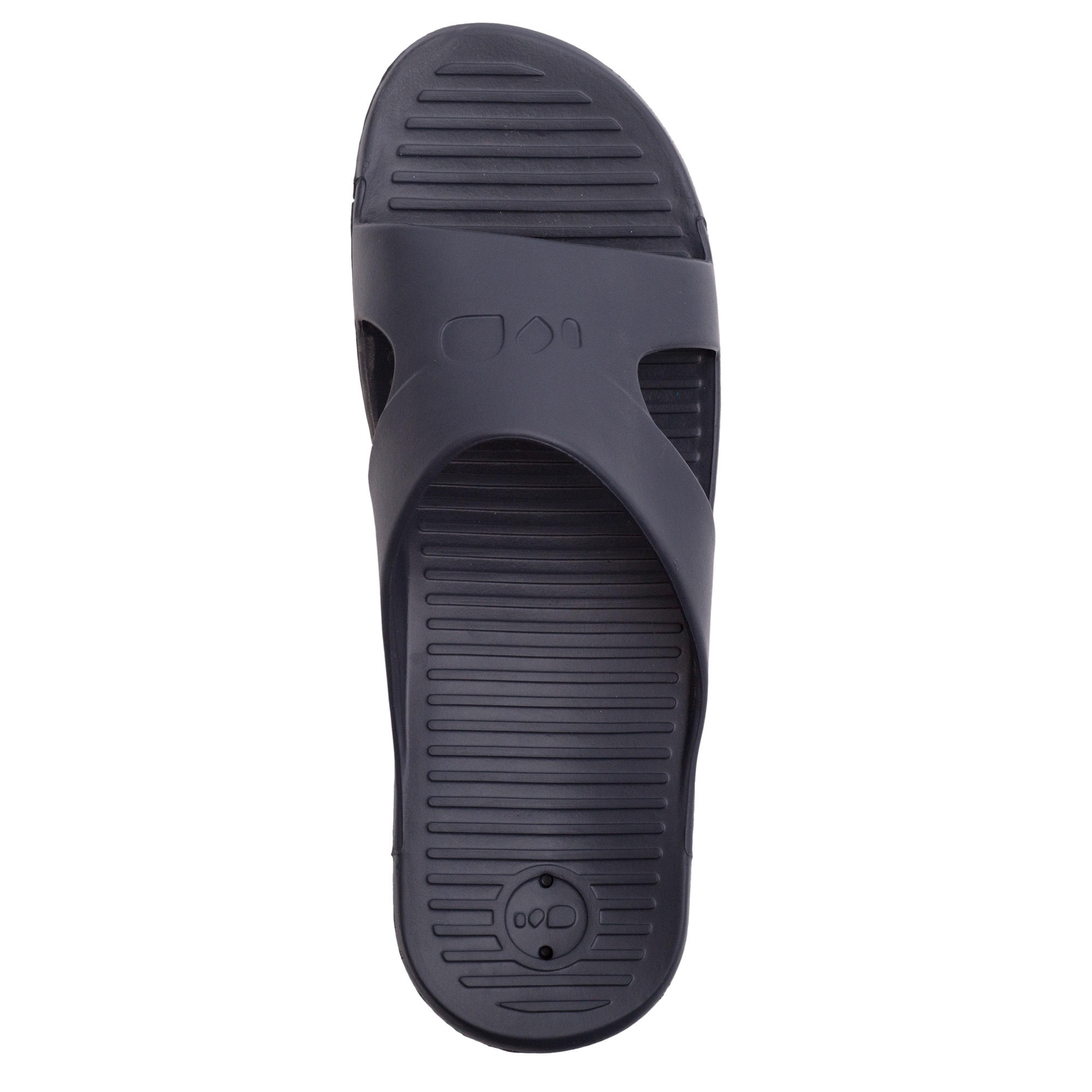 Men Pool Sandals Slap 100 Basic Grey