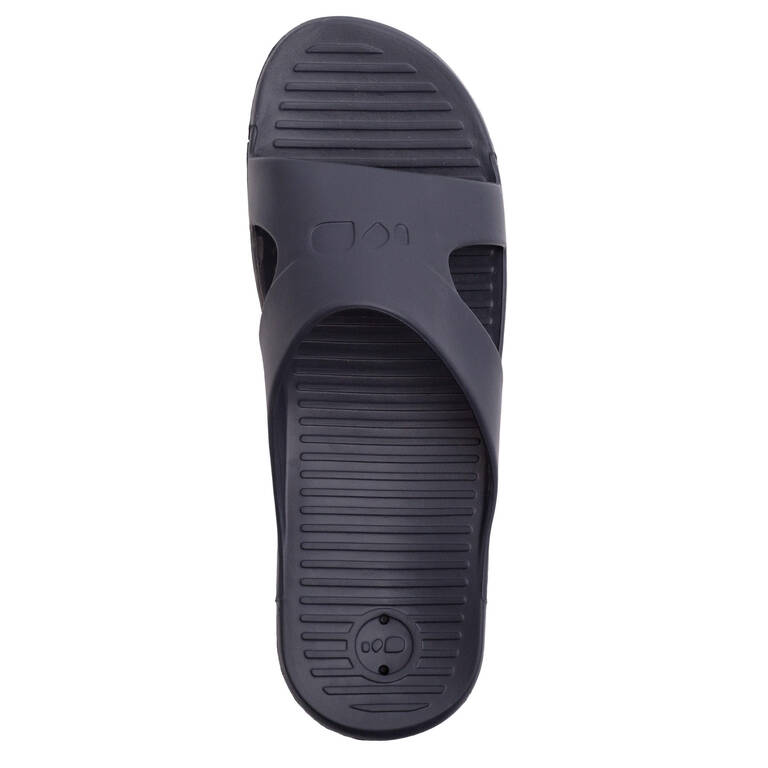 Men's Pool Sandals SLAP 100 BASIC Grey