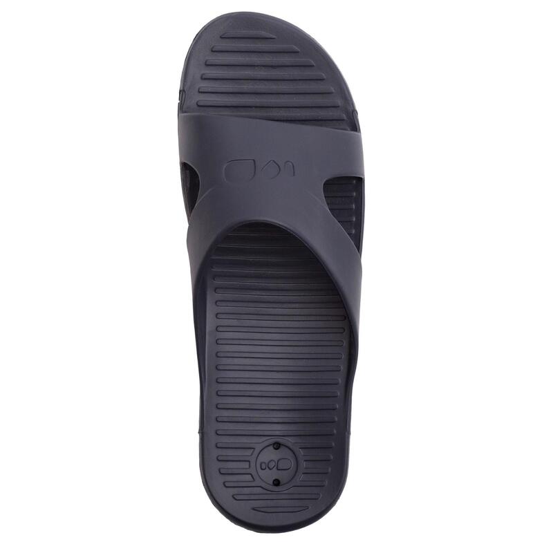 Chanclas piscina Hombre pala gris