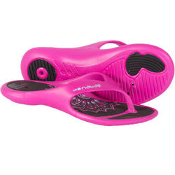 TONGS NATATION FEMME TONGA 500 ROSE ANDI