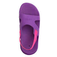 Chanclas piscina Niña pala violeta rosa