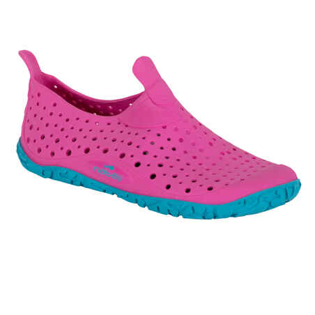 GIRL’S AQUADOTS 100 POOL SHOES PINK BLUE