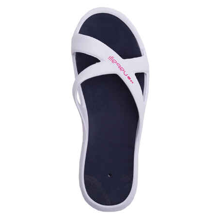 Pool Sandals - Slap 500 - White Blue