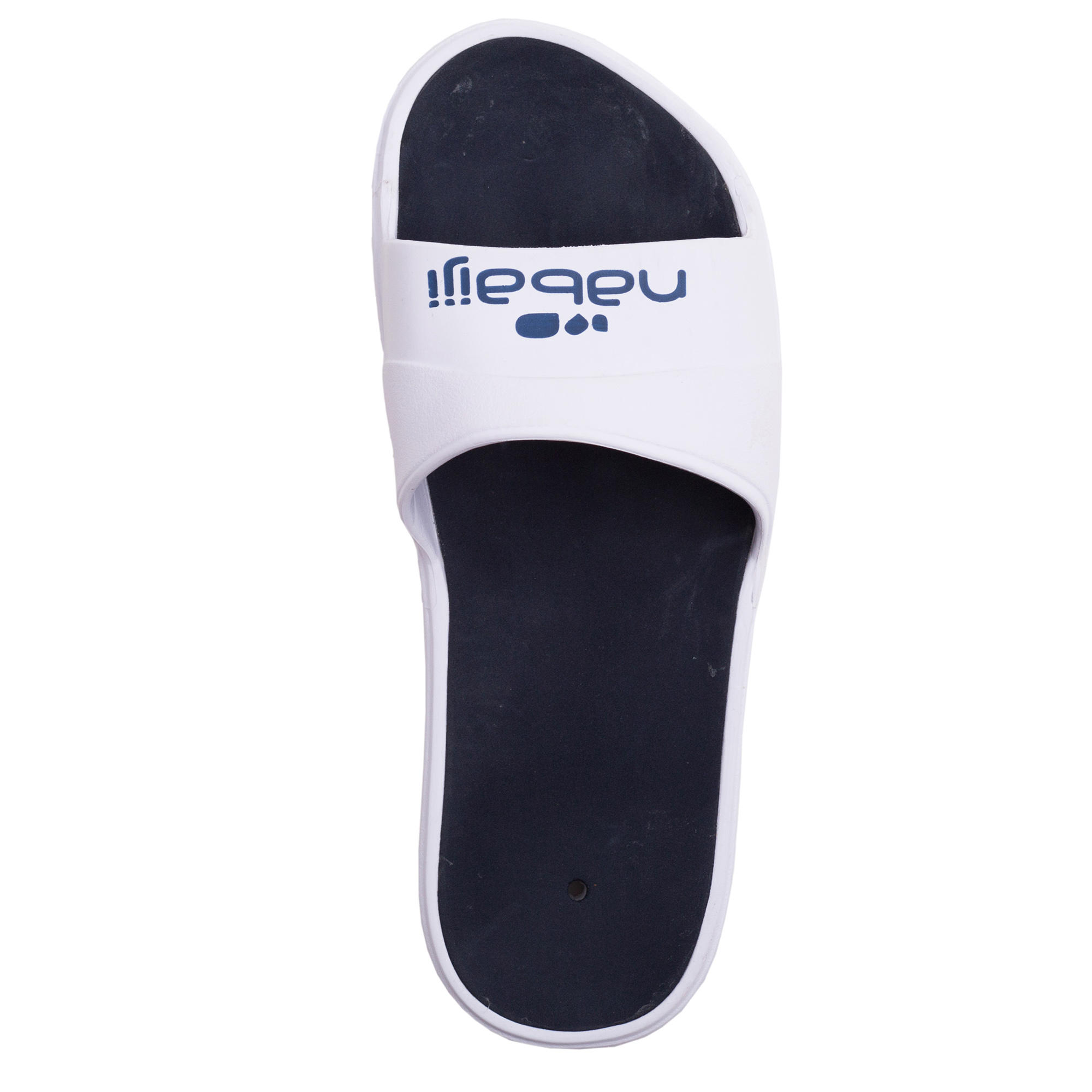 Ciabatte piscina uomo 500 bianco-azzurro NABAIJI | DECATHLON