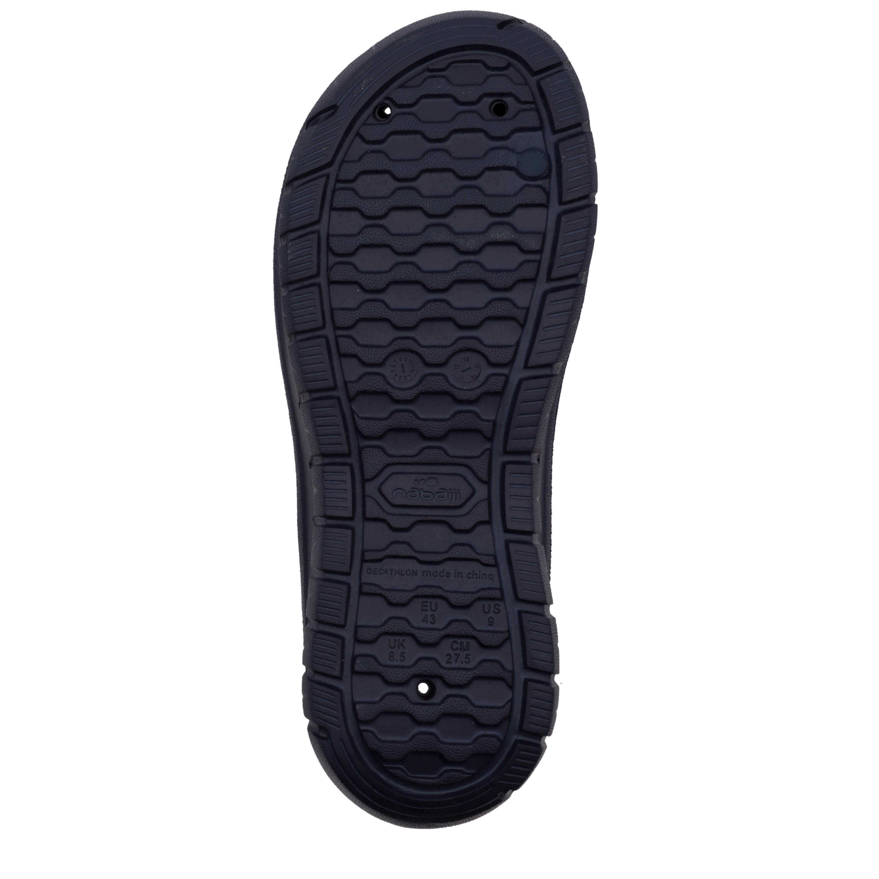 Zuecos de alberca Adulto Clog 100 Azul Marino 3/7