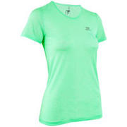 CAMISETA RUNNING MUJER KIPRUN CARE KALENJI VERDE