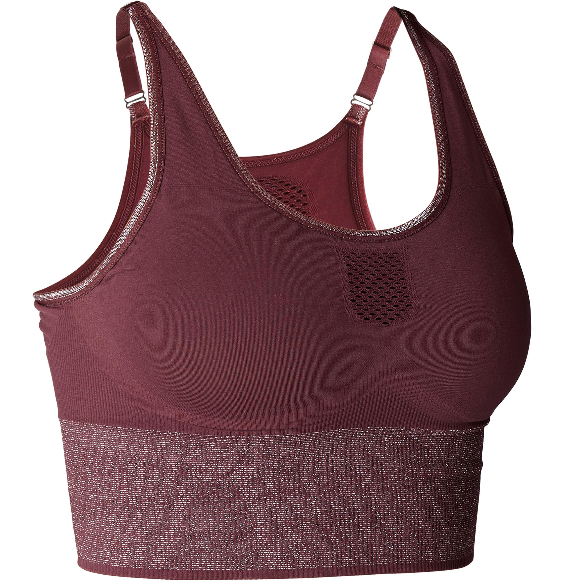 Domyos Lange Naadloze Behatop Voor Dynamische Yoga domyos kopen in de aanbieding