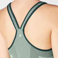 Women's Seamless Dynamic Yoga Tank Top - Green