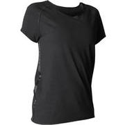 MAJICA ZA LAGANU JOGU OD ORGANSKOG PAMUKA ŽENSKA - CRNA