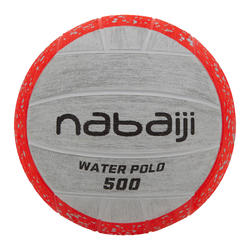 BALLON WATER POLO 500 TAILLE 3 ORANGE GRIS
