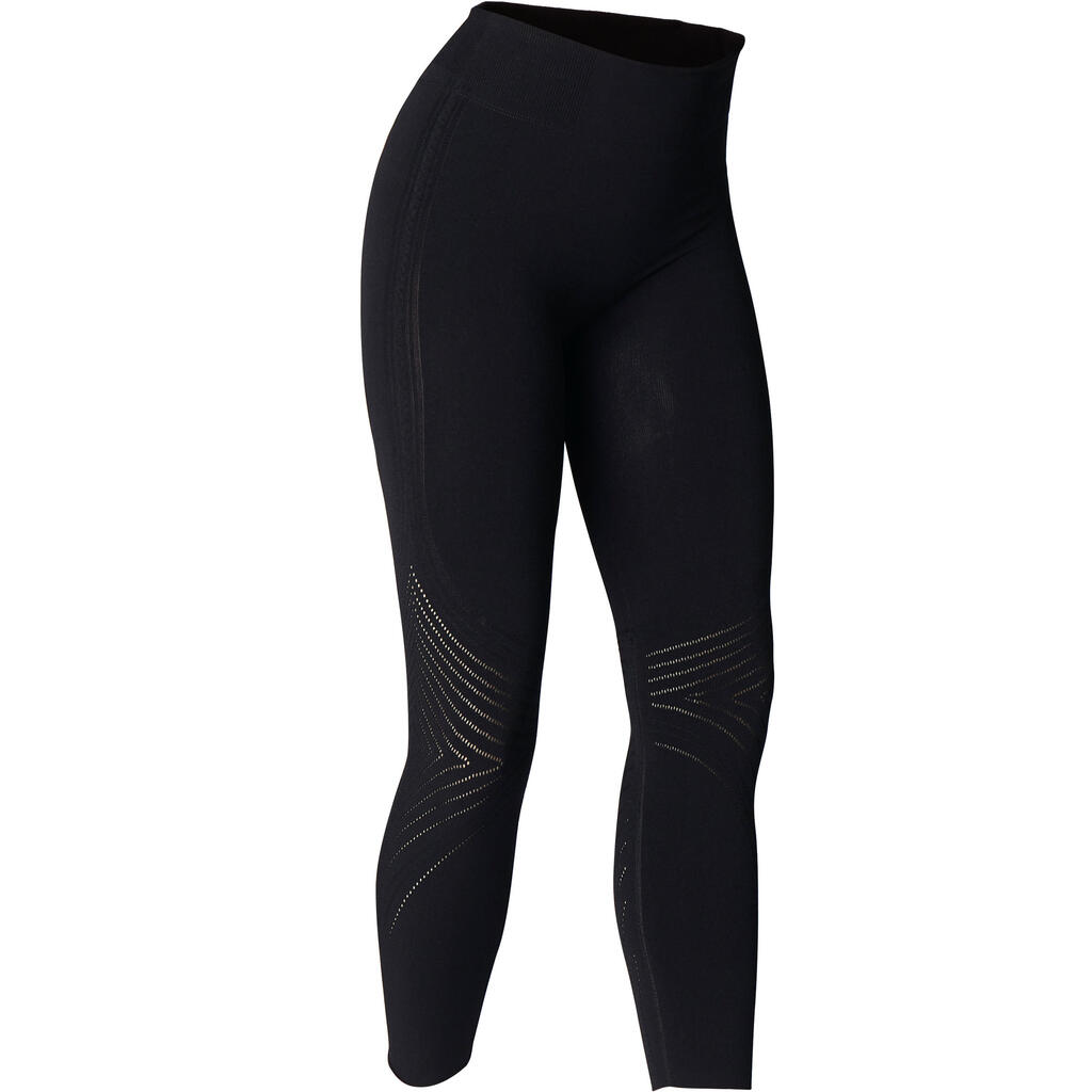 Perforated  Second Skin Tech Yoga Leggings