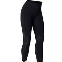 LEGGING SECONDE PEAU TECH YOGA AVEC MOTIFS PERFORES NOIR