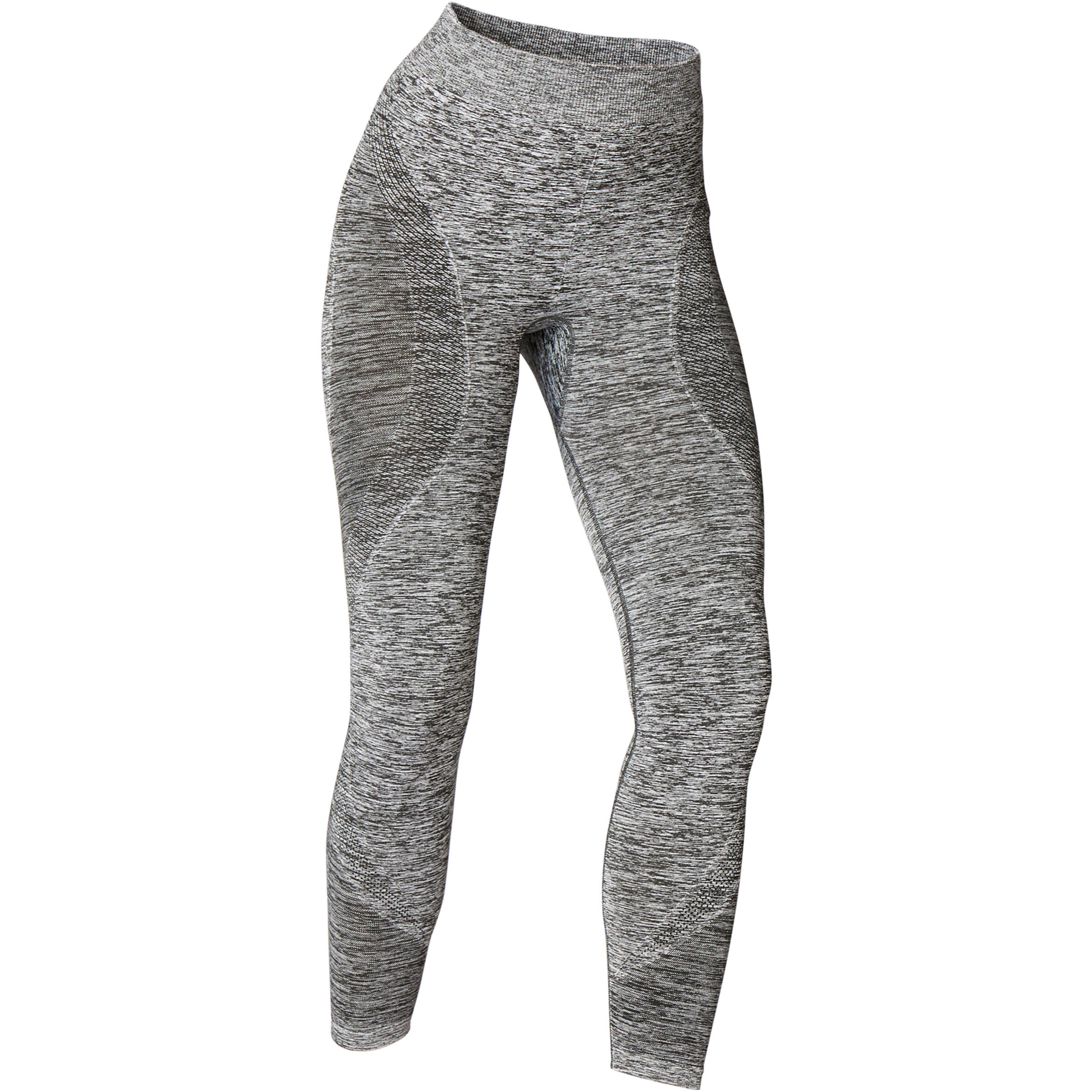 Seamless 7/8 Yoga Leggings Mottled Grey