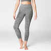 Seamless 7/8 Yoga Leggings - Mottled Grey