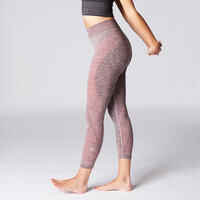 Seamless 7/8 Yoga Leggings - Dusty Pink