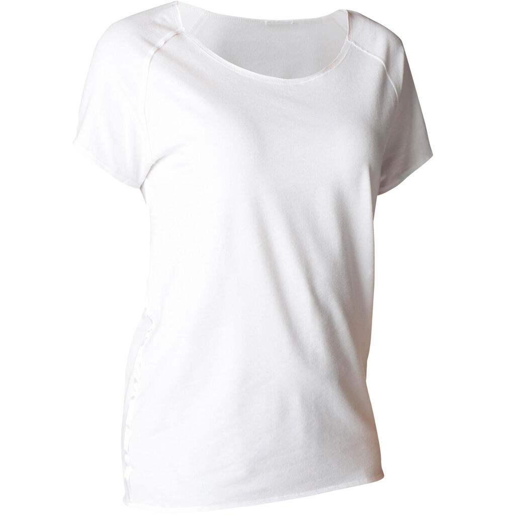 Women's Yoga Organic Cotton/Lyocell T-Shirt - Blue