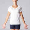 Women's Gentle Yoga Organic Cotton T-Shirt - White