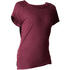 Women's Gentle Yoga Organic Cotton T-Shirt - Burgundy