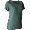 Women's Organic Cotton Gentle Yoga T-Shirt - Dark Green