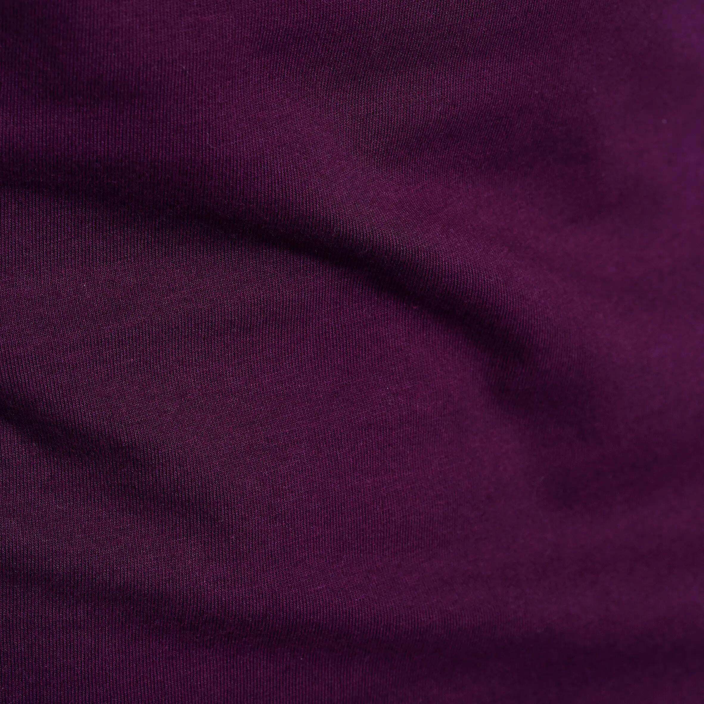 Women's Gentle Gymnastics, Yoga and Pilates Organic-cotton T-shirt - Burgundy 9/10