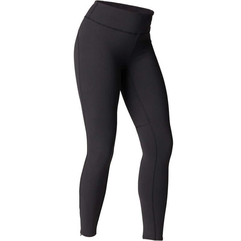 Koszulki/spodenki wellness damskie Yoga - Legginsy do jogi DOMYOS - Fitness