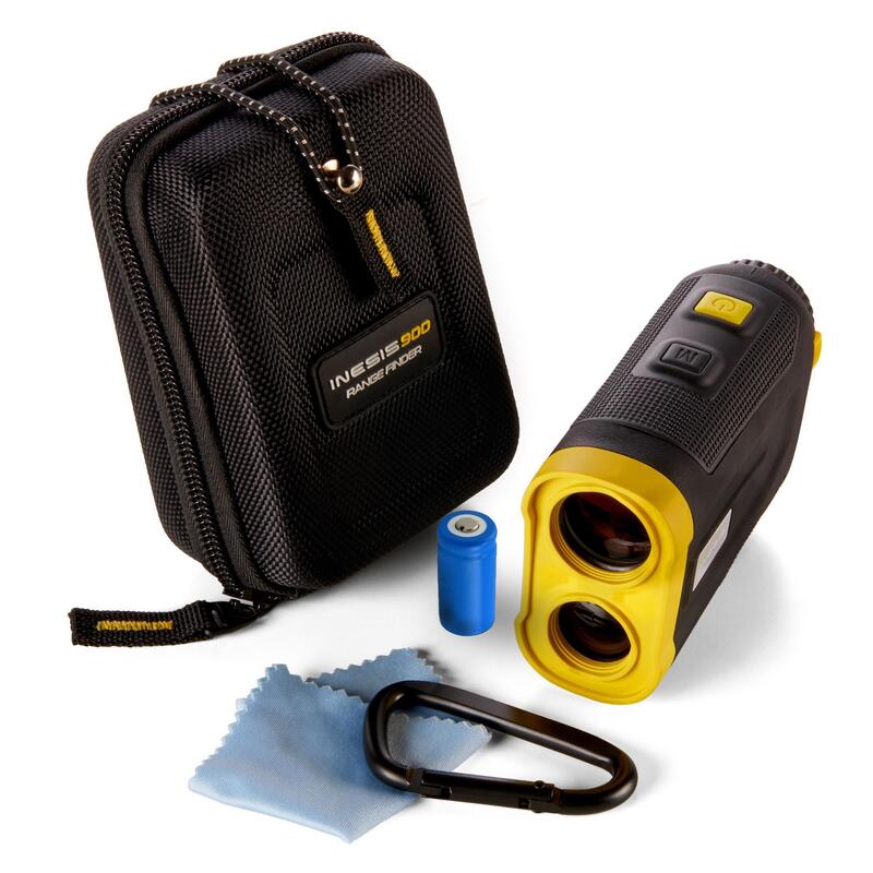Télémètre laser golf - INESIS 900 jaune/noir