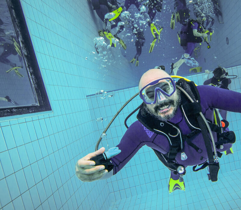 Pratiquer la plongée sous-marine en piscine