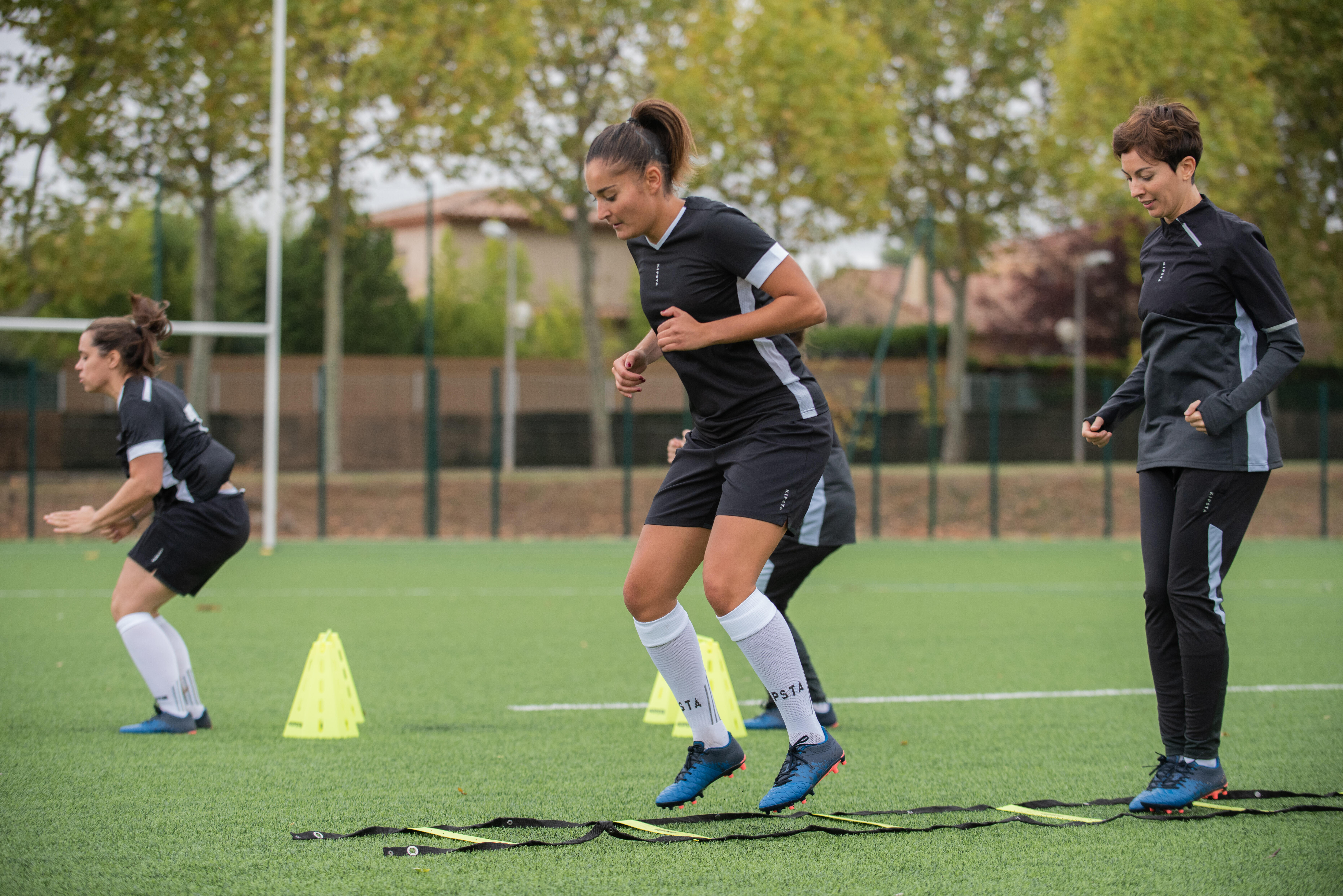 Buy F500 WoMen's Football Jersey Black White Online