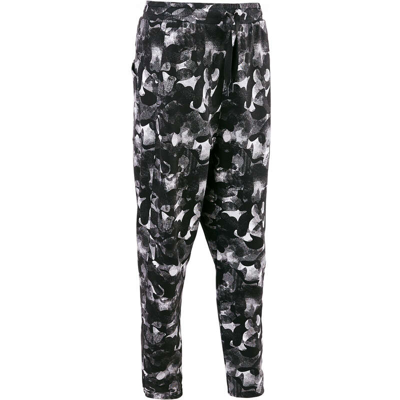 URBAN DANCE, HIP HOP MEN, WOMEN APPAREL - Women's Striped Bottoms White DOMYOS