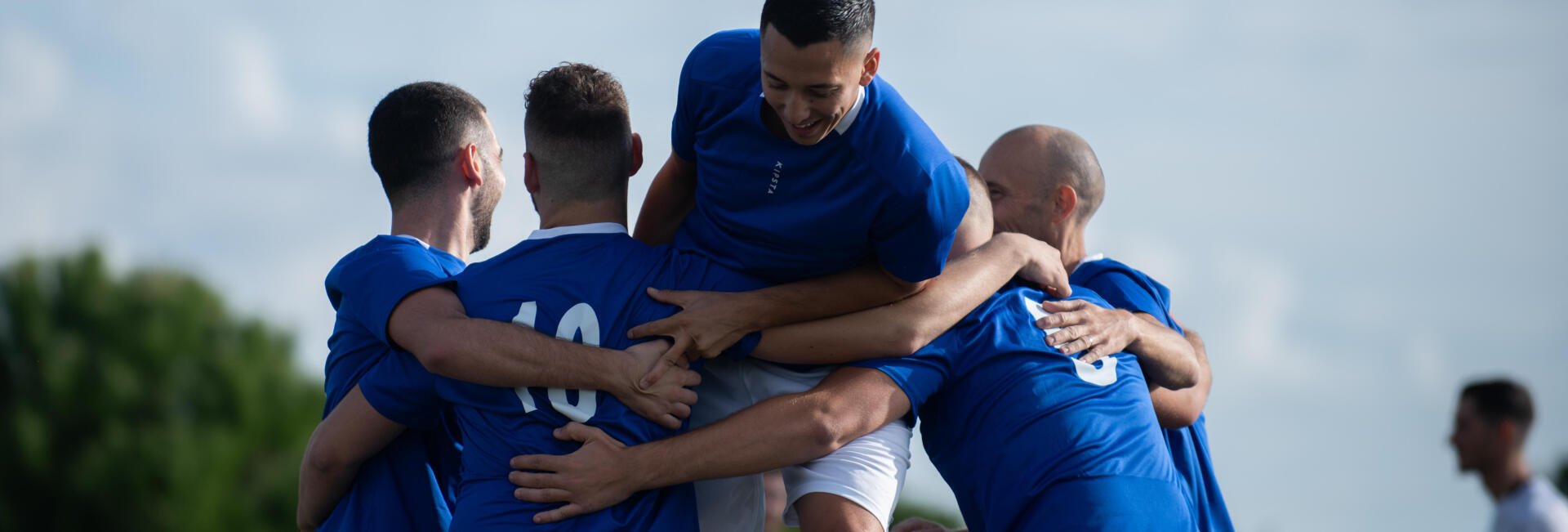 Camisolas de desporto - Futebol - Azul - Homem