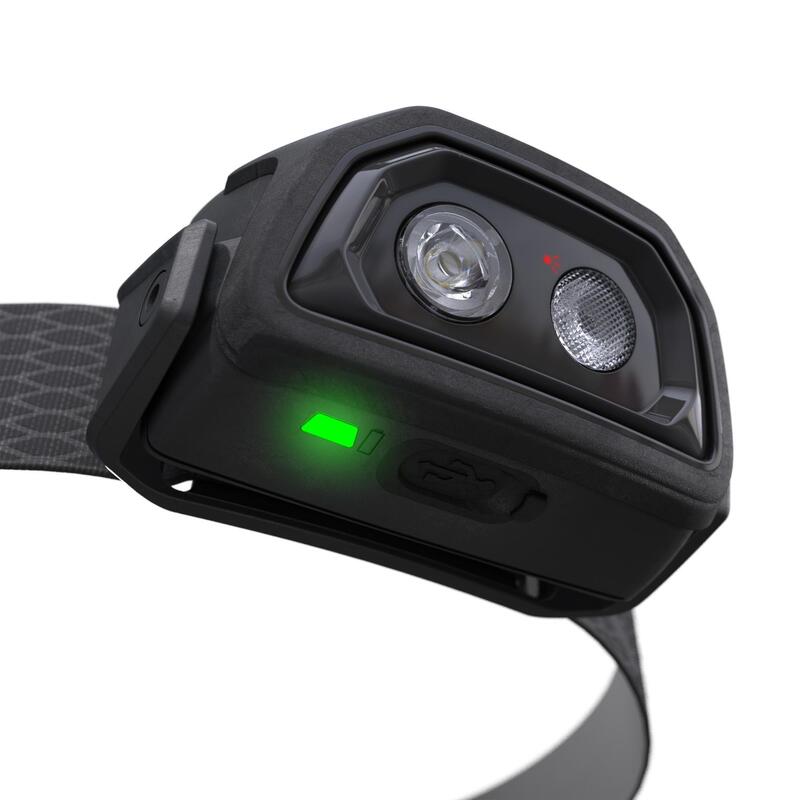 Turistická dobíjecí čelovka HL 500 USB V2 200 lumenů